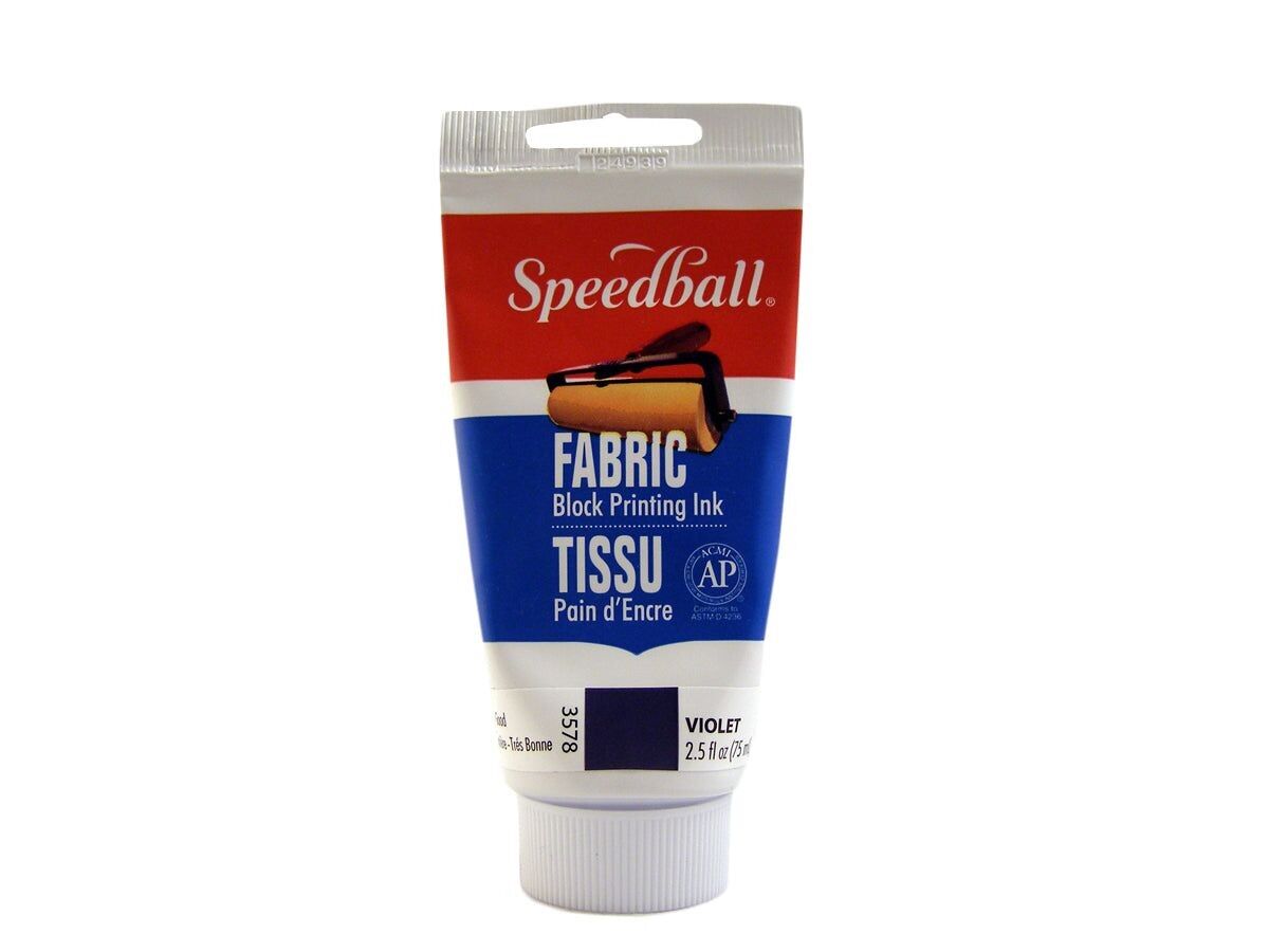 Inchiostro per stampa su tessuto Speedball, viola, 2.5 once