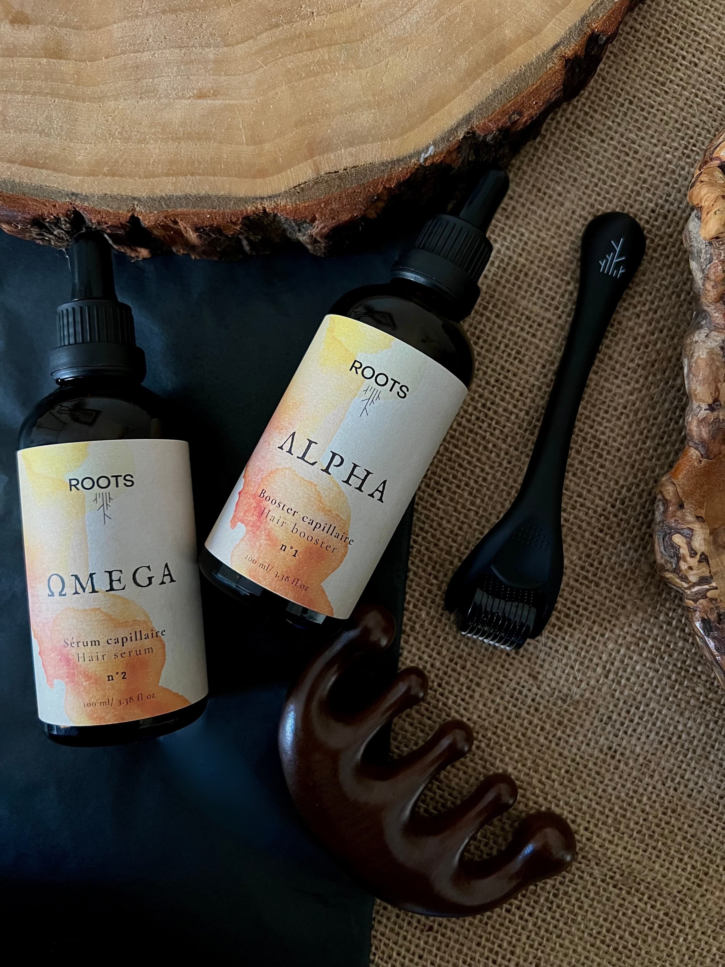ROOTS – Growth Booster Kit No. 2 | The complete ROOTS treatment – ​​Anti-hair loss, thickening & growth stimulation