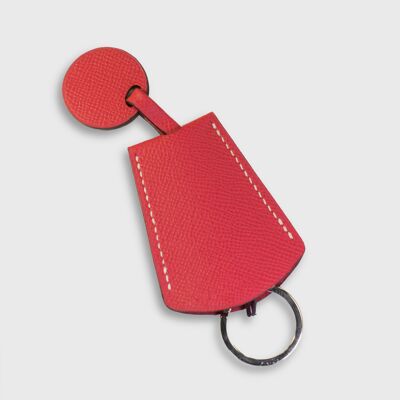 Salmon pink key ring