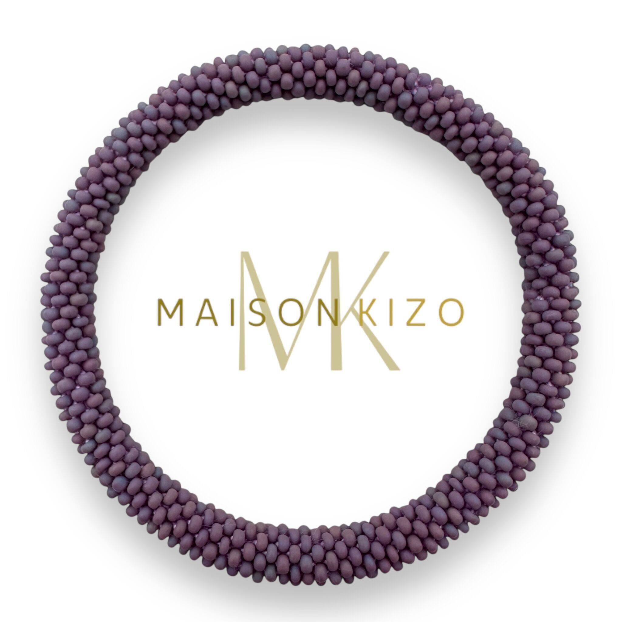 Matte mauve Nepalese bracelet B116