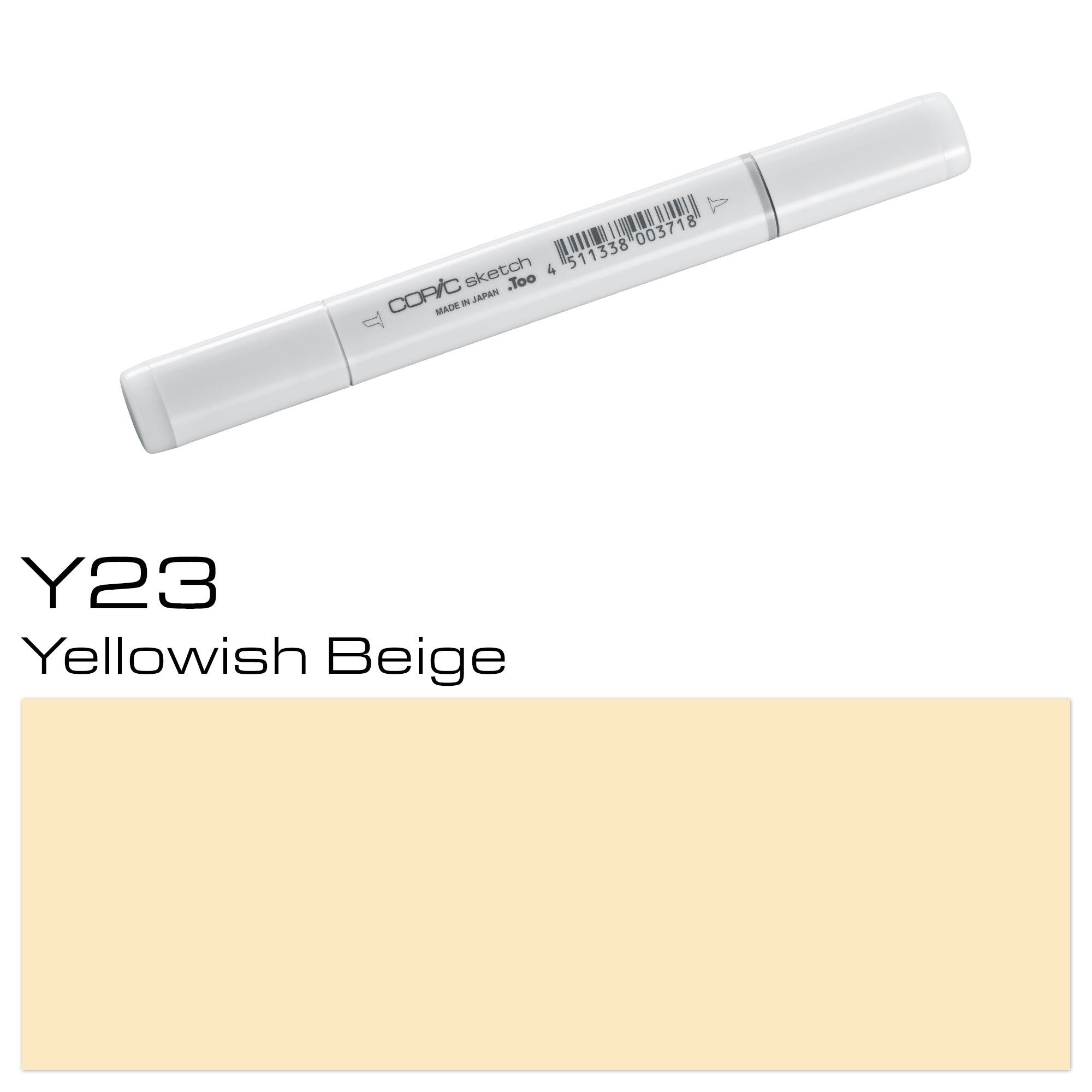 Marqueur de couleur COPIC Sketch - (Y-23) Beige jaunâtre, pour l&#039;art et l&#039;artisanat, le coloriage, les graphiques, le surligneur, le design, l&#039;anime, les professionnels et les débutants, les fournitures d&#039;art et les livres de coloriage