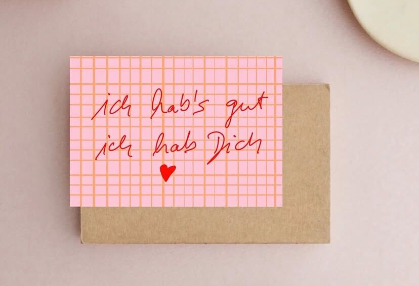 I'm fine I have you postcard