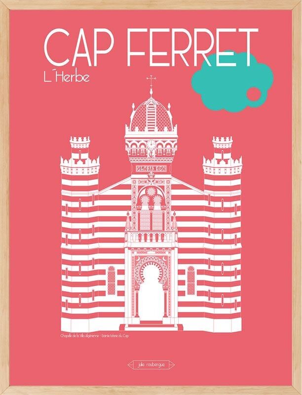 CAP FERRET poster, The Chapel of the Algerian Villa