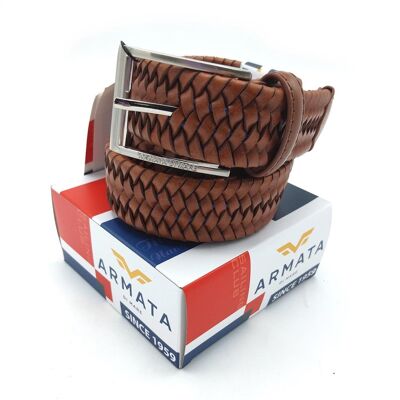 Ceinture élastique en cuir véritable, Armata di mare, art. IDK693/35