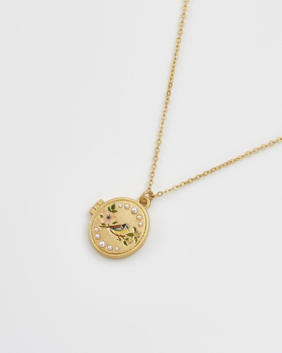 Collana con ciondolo a forma di cinciarella