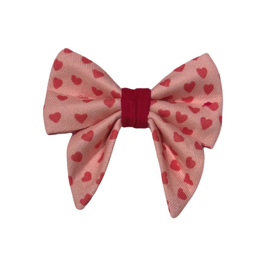 Sweet Heart Love - Handgefertigte Hunde-Sailer-Fliege