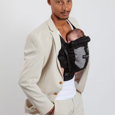 PhysioCarrier 2 Noir - Porte-bébé physiologique 0-36M+