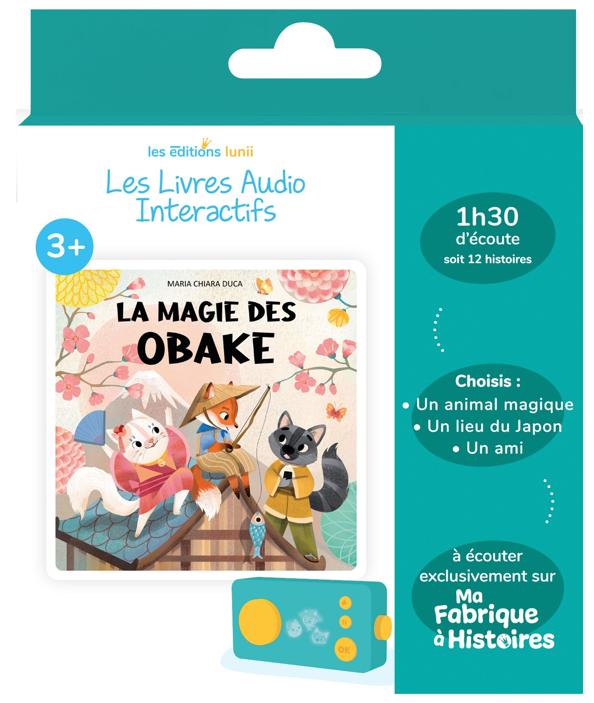 La magia dell'Obake - Audiolibro interattivo dai 3 anni da ascoltare su Ma Fabrique à Histoires