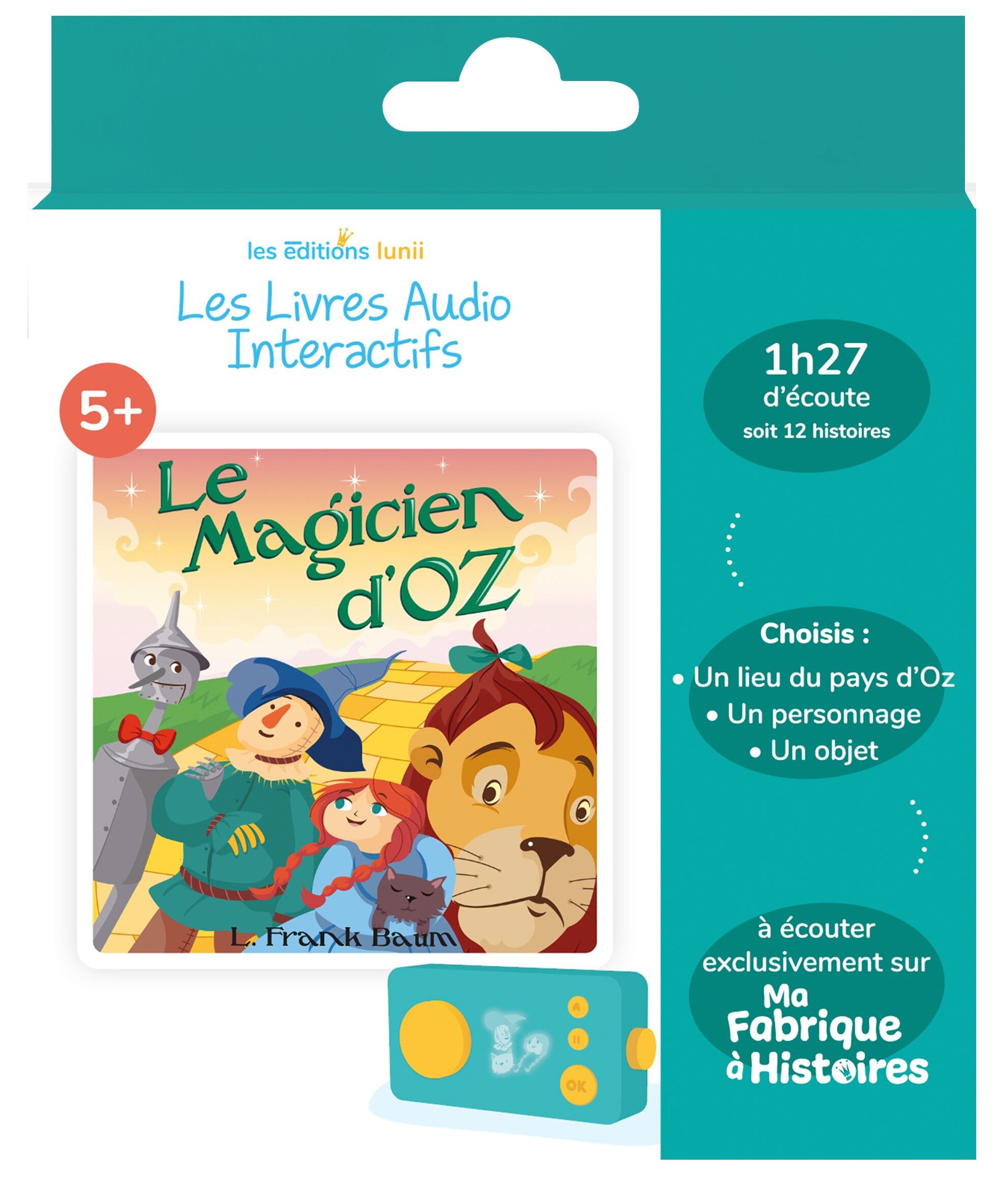 Il Mago di Oz - Audiolibro interattivo dai 5 anni da ascoltare su Ma Fabrique à Histoires