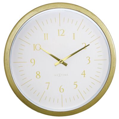 Orologio da parete 40cm-Nero/Bianco-Plastica-NeXtime 'Galaxy'