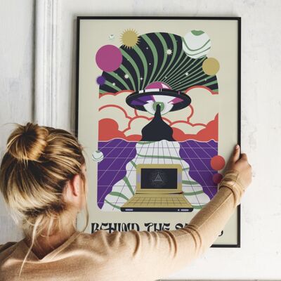 Póster de diseño - DETRÁS DE ESCENA