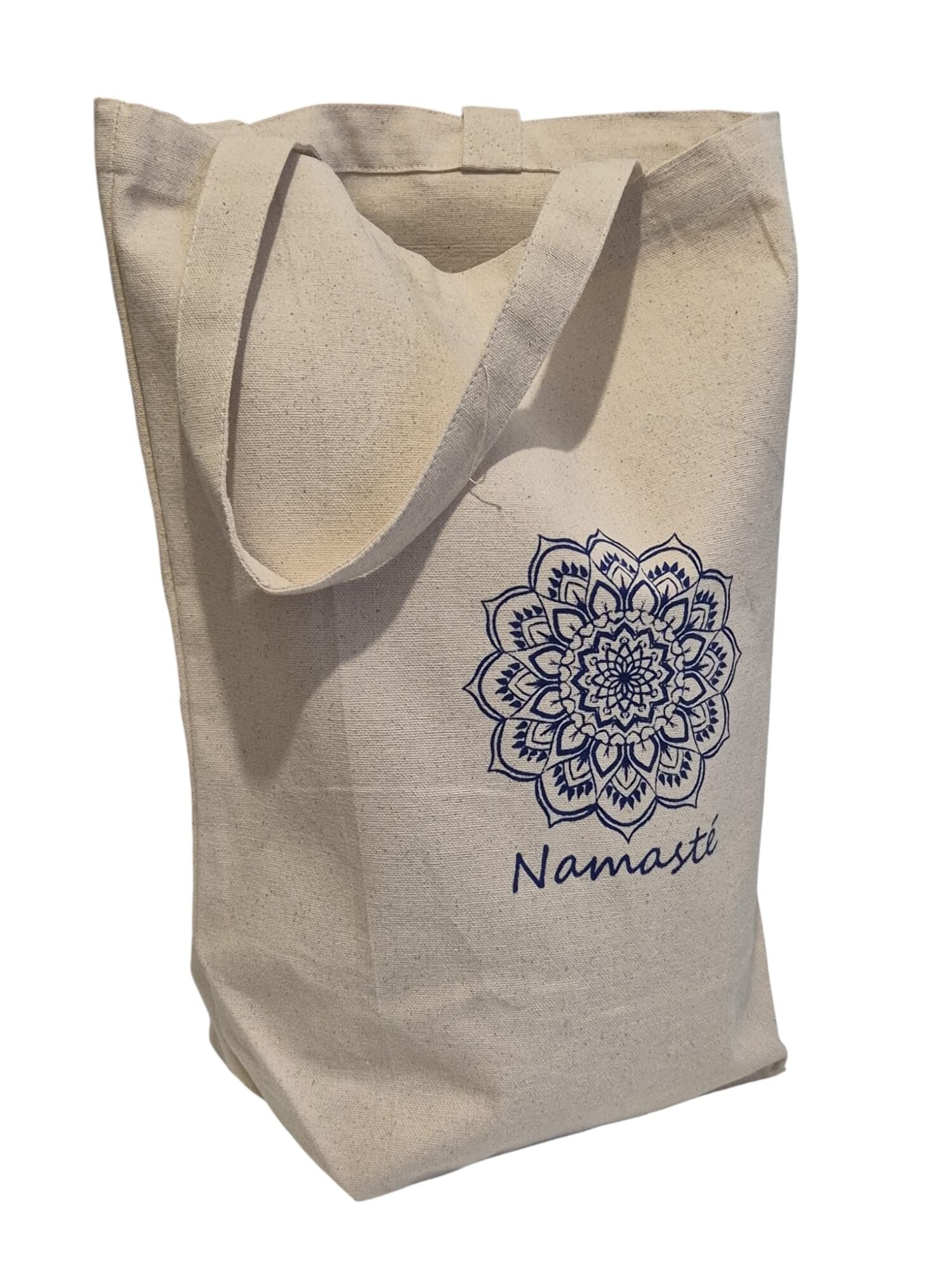 BORSA TOTE “Namaste” 100% cotone