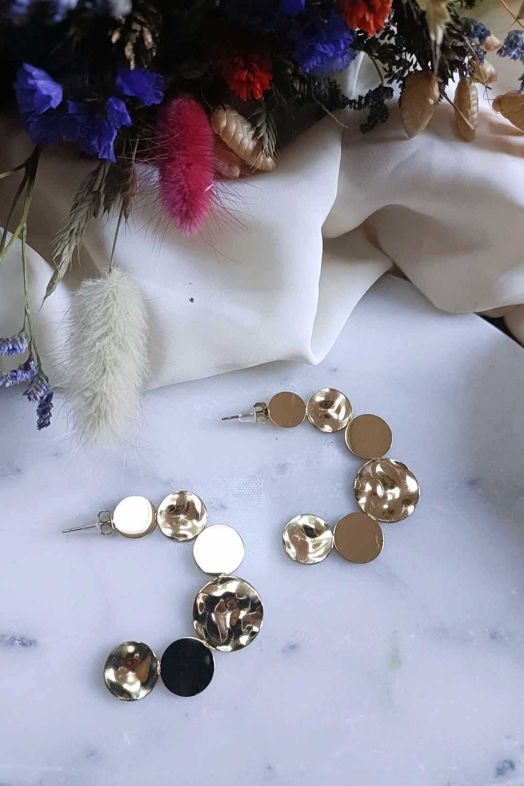 Boucles d'oreilles en acier inoxydable - Sidonie