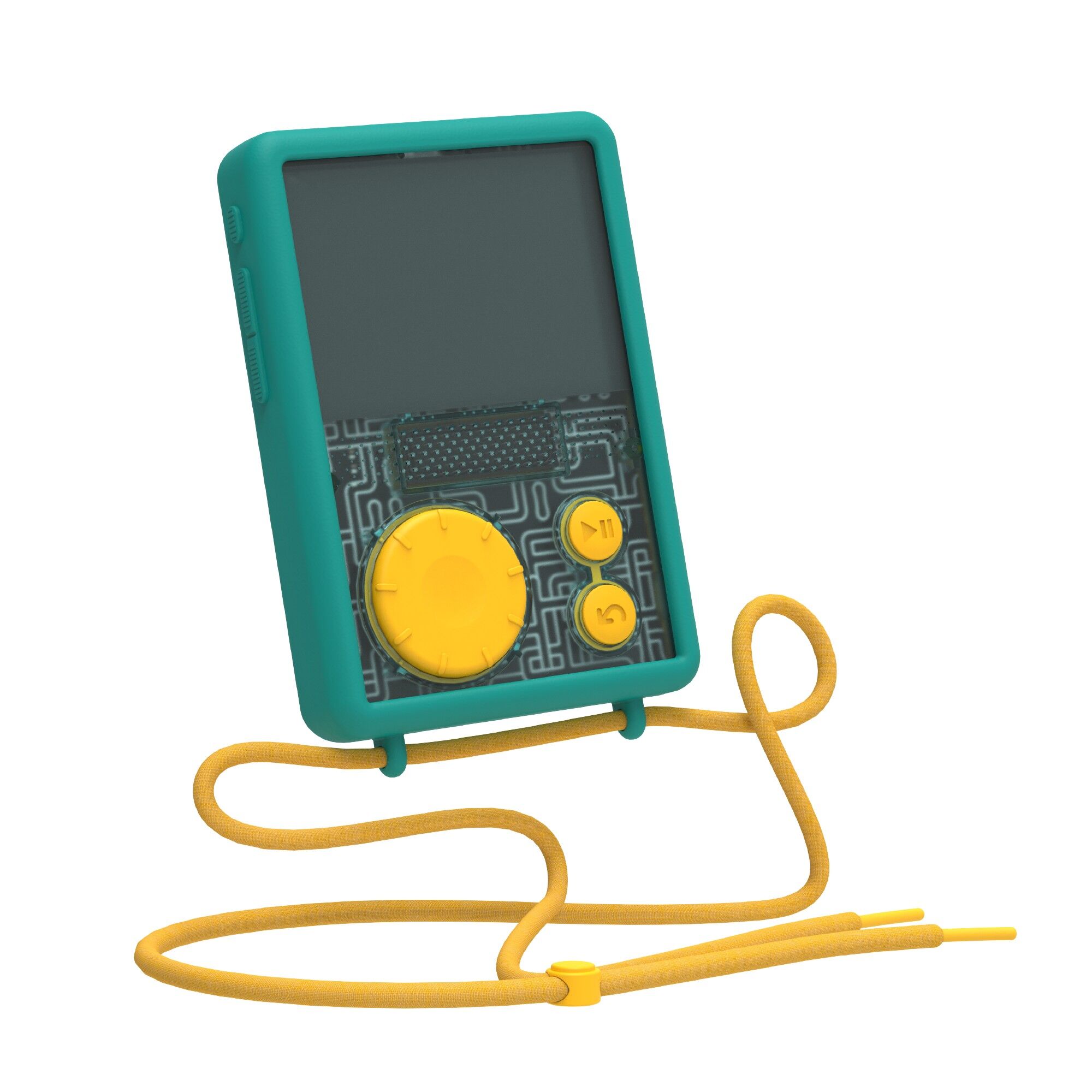 FLAM, offizielle grüne Anti-Schock-Hülle für den interaktiven Audio-Player FLAM – Story-Box für Kinder ab 7 Jahren – BPA-frei