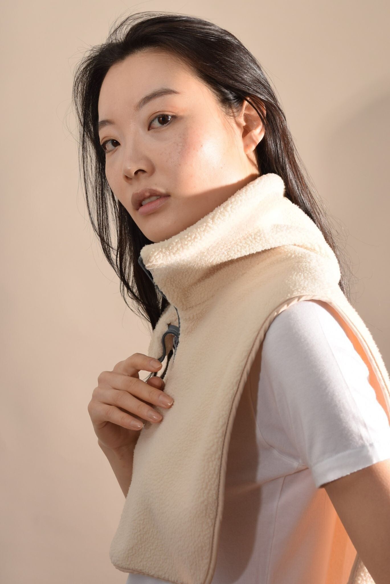 CANDEM Lammfell-Lätzchen