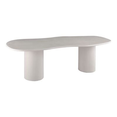 Maranola Dining Table - Dining table, cement look, light gray 96x240x76 cm