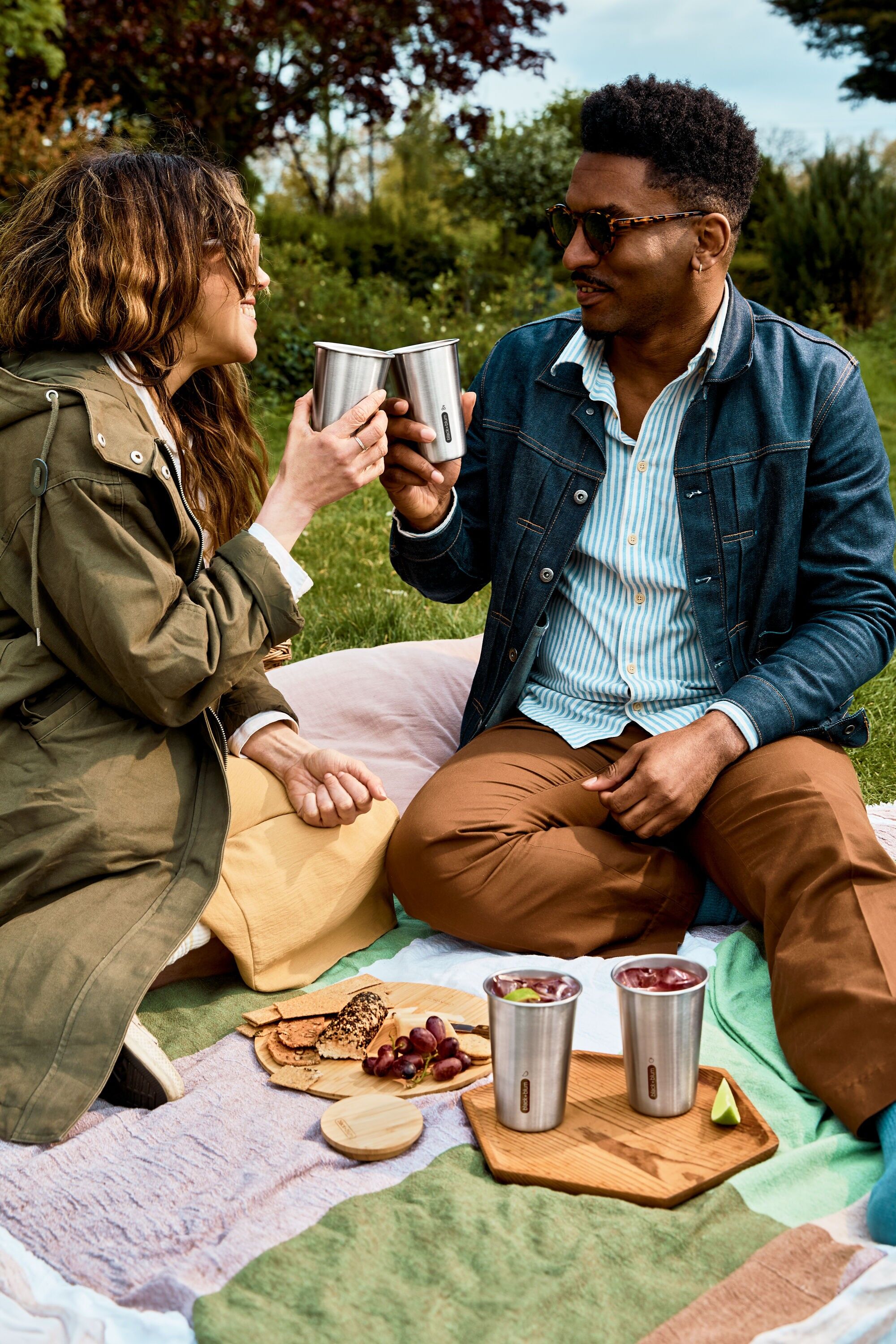 Set di bicchieri in acciaio inossidabile - 4 pezzi - Collezione per esterni