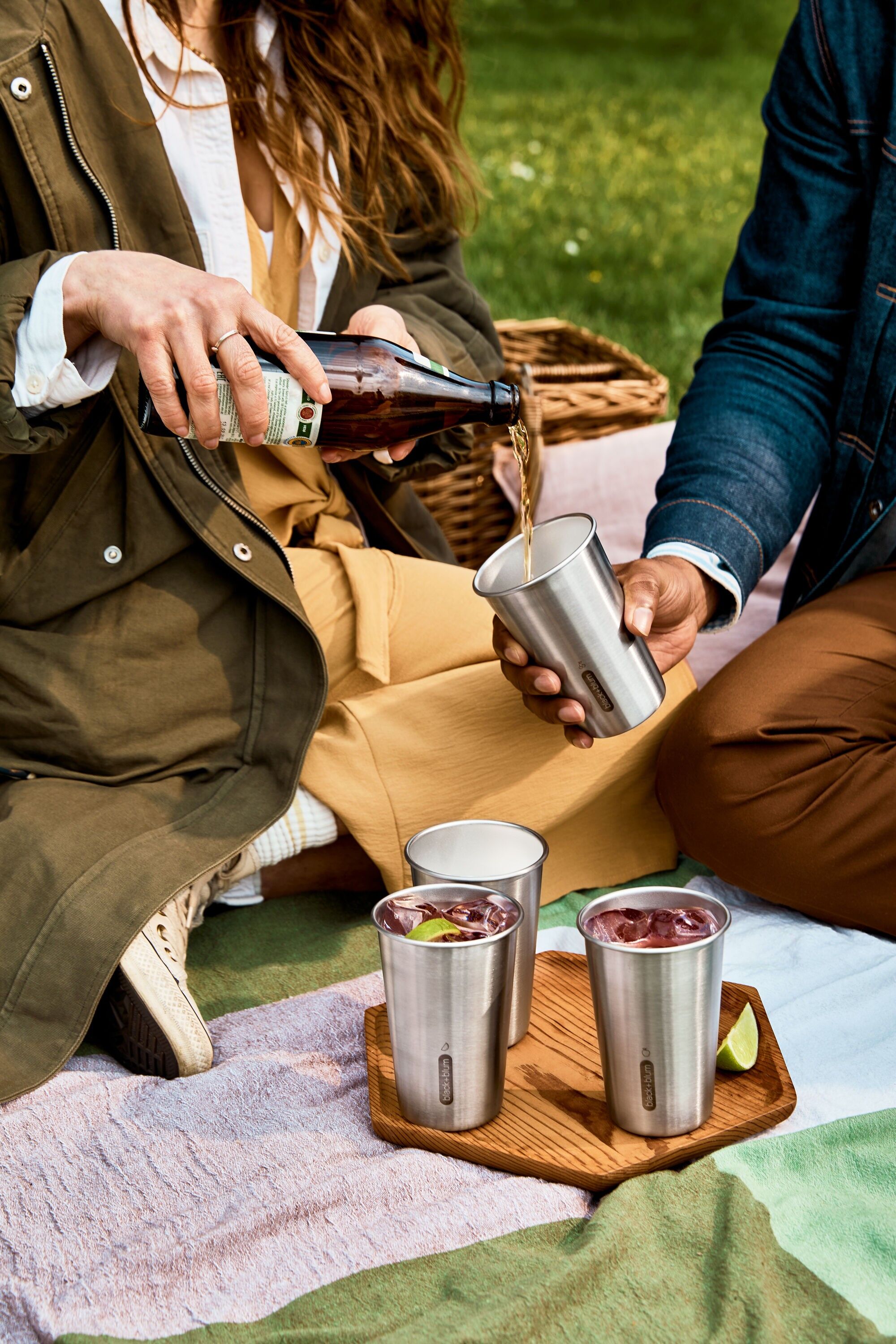 Stainless Steel Glasses Set - 4 Pieces - Outdoor Collection