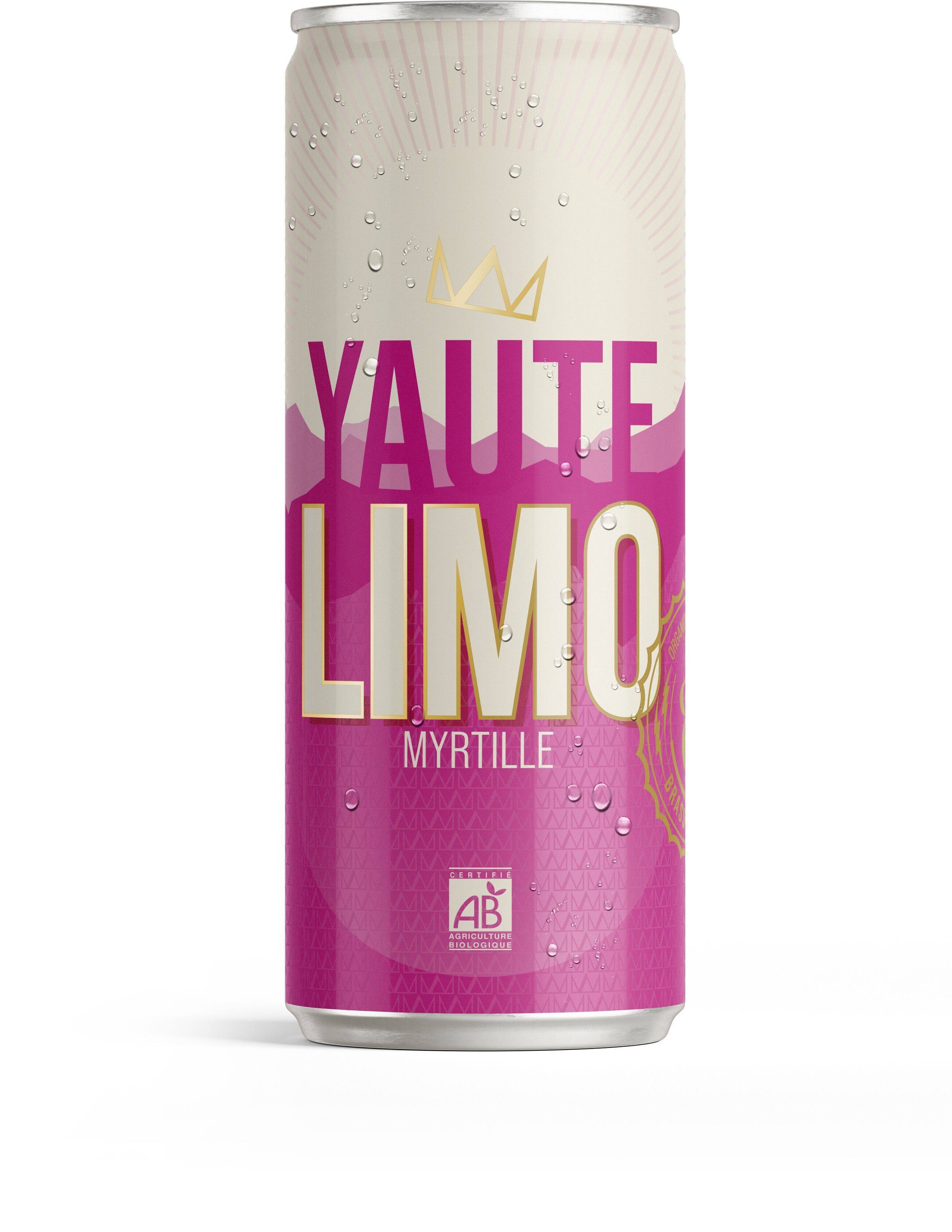 Bio-Blaubeerlimonade – 33 cl Dose