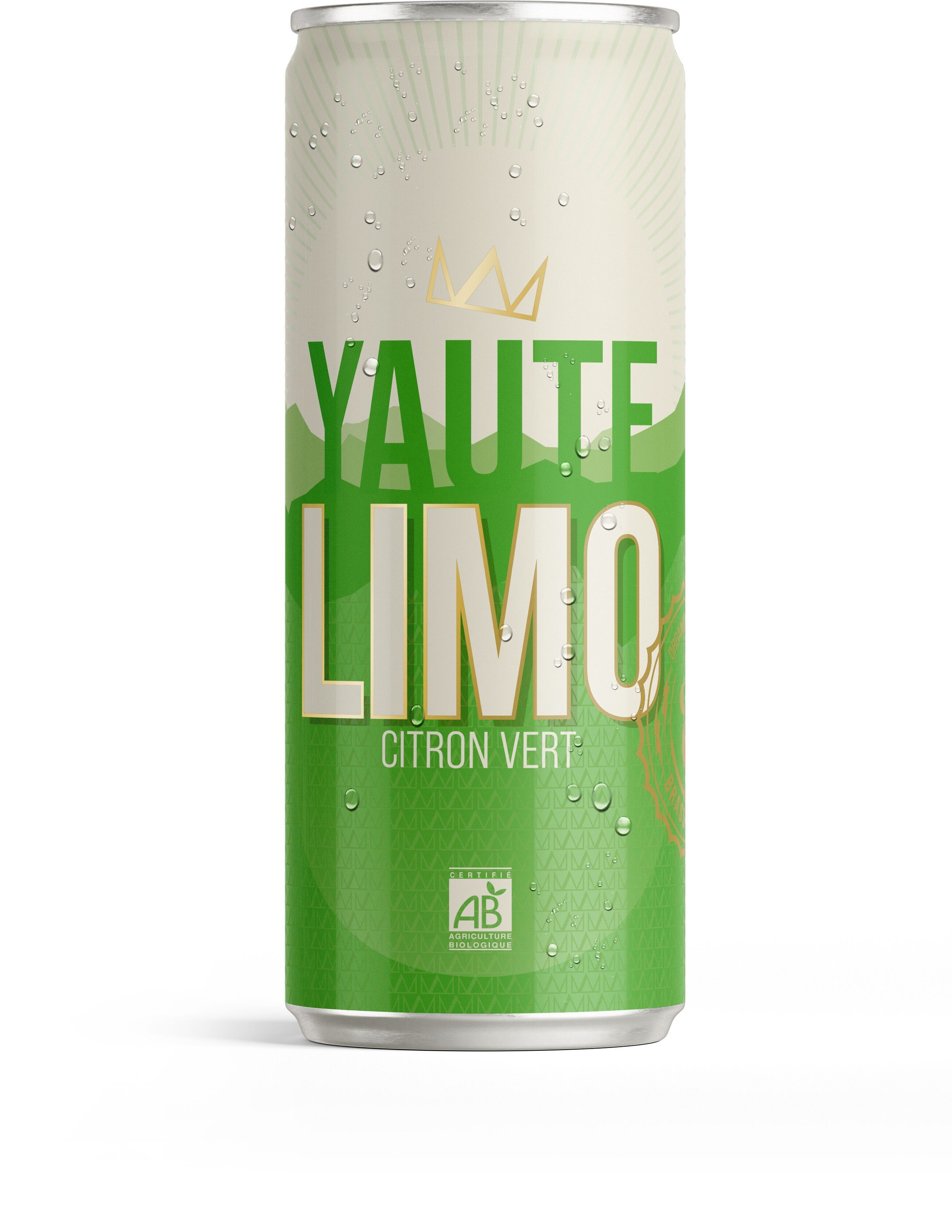 Handgemachte Bio-Limonade mit Limette – 33 cl Dose