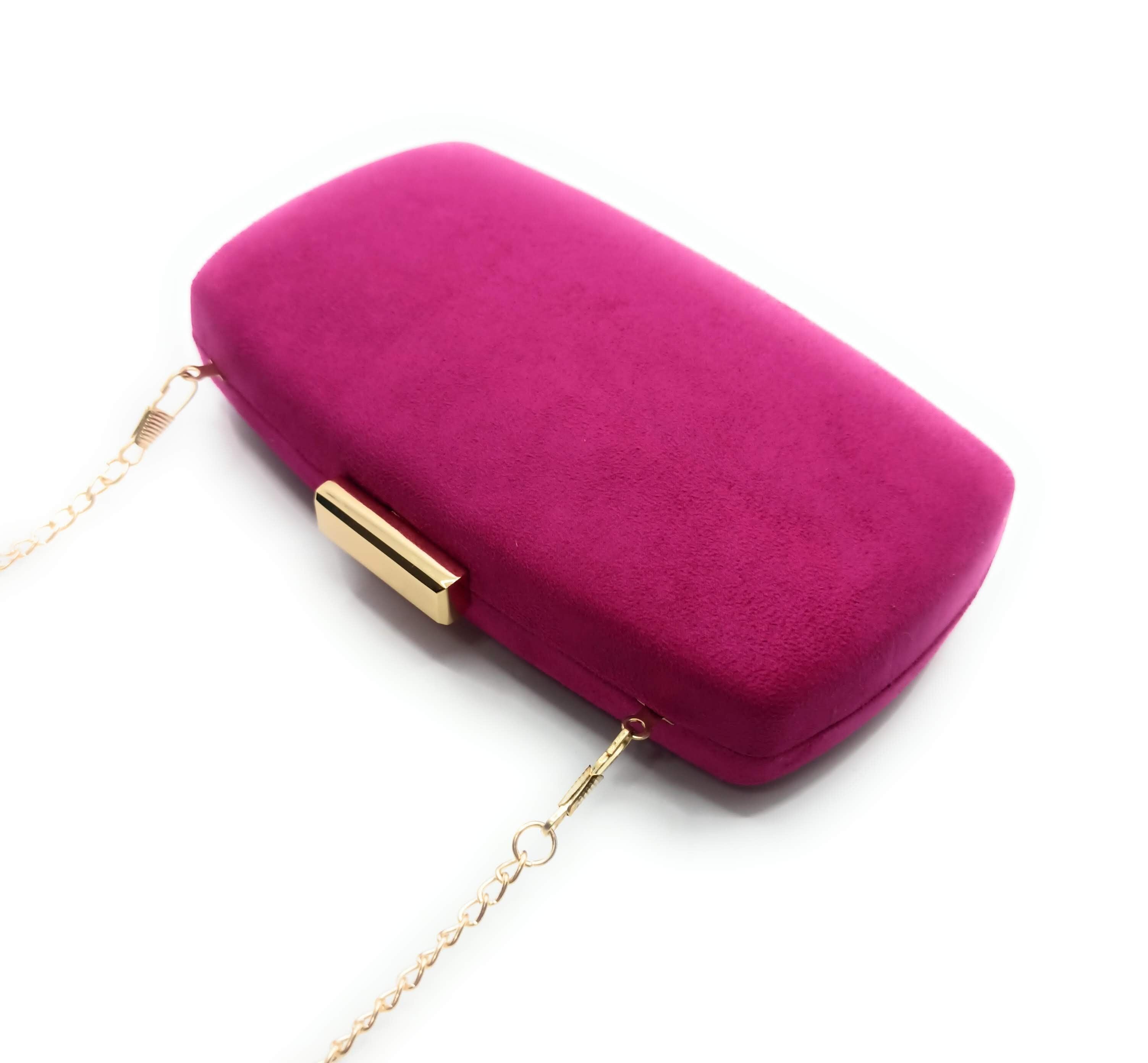 Sac à main Party Bag · Bougainvillier ovale en daim (dernière unité !)  