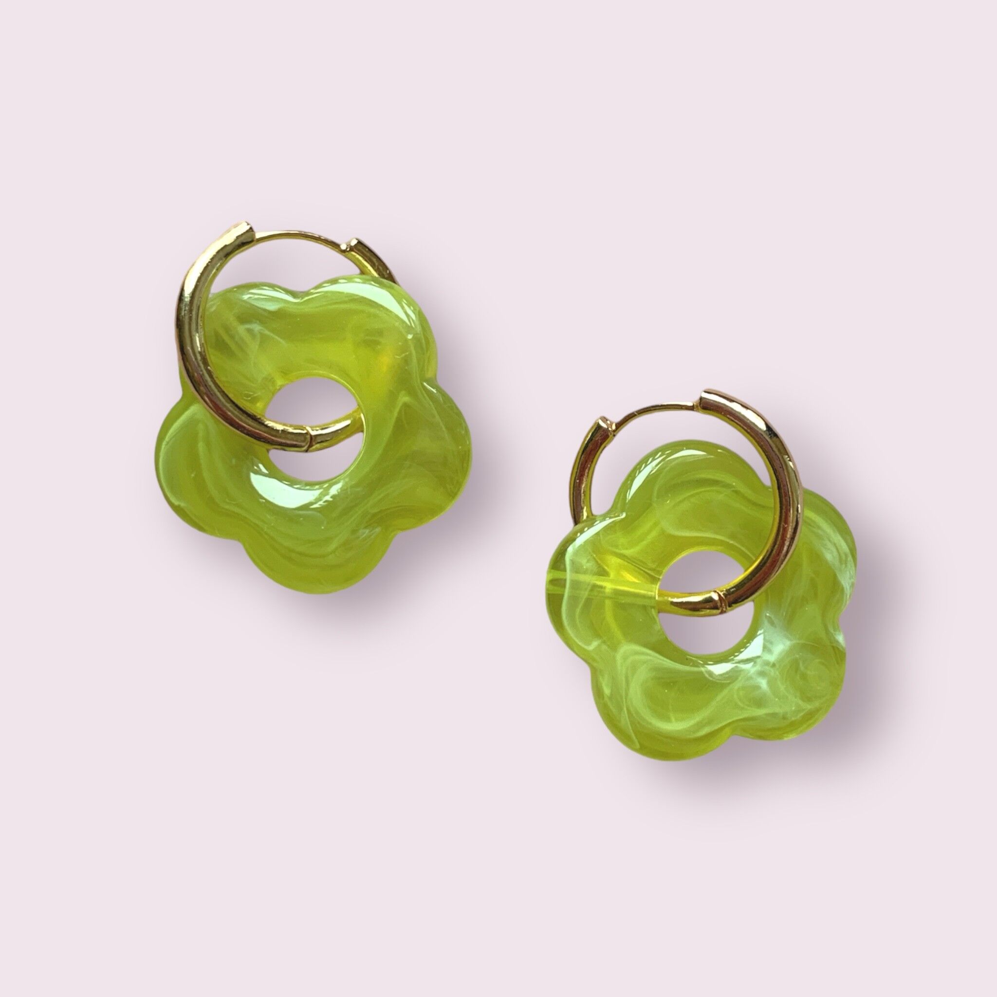 Paio di orecchini Billie GM - Limone