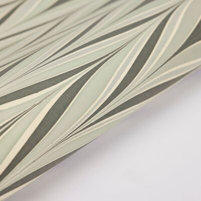 Hojas de papel de regalo marmoleado a mano - Candy Stripes Stormy Night