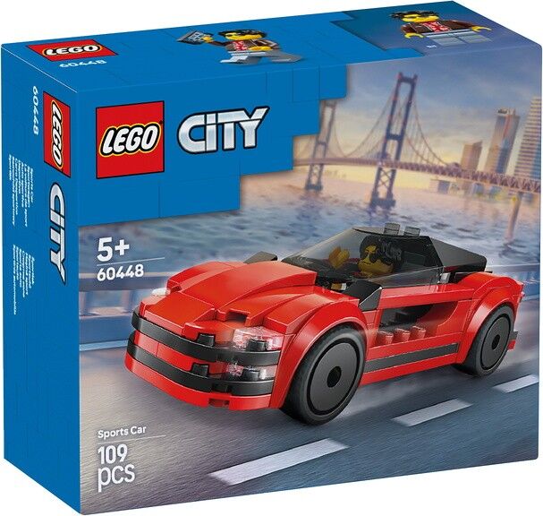 LEGO 60448 - Auto sportiva della Città Rossa