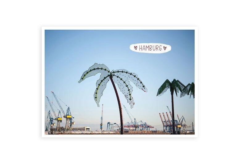 Hamburg Palme | Postkarte