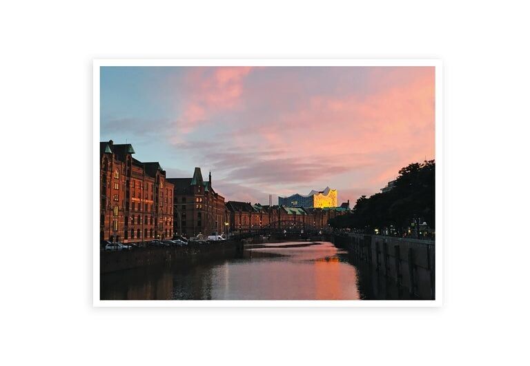 Hamburgo Elphi Speicherstadt | tarjeta postal