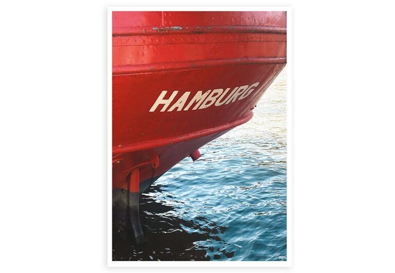 Proa del barco de Hamburgo | tarjeta postal