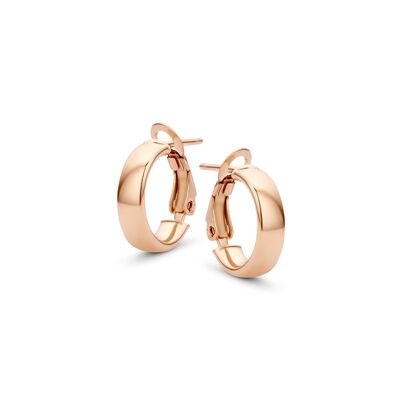 14K rose gold earrings 5mmx14mm