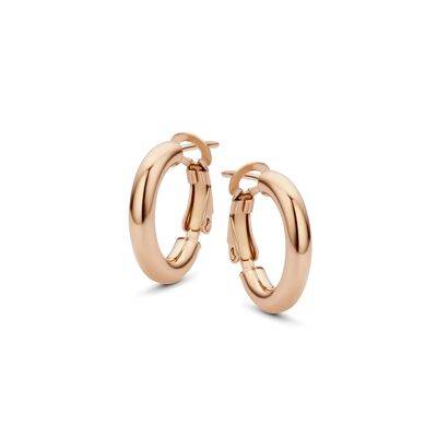 14K rose gold earrings 3mmx16mm