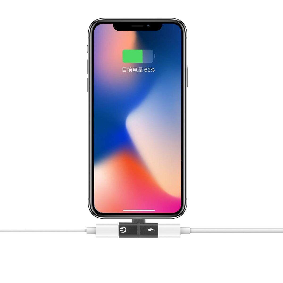 ADATTATORE LIGHTNING 1 MASCHIO E 2 FEMMINE IOS 11