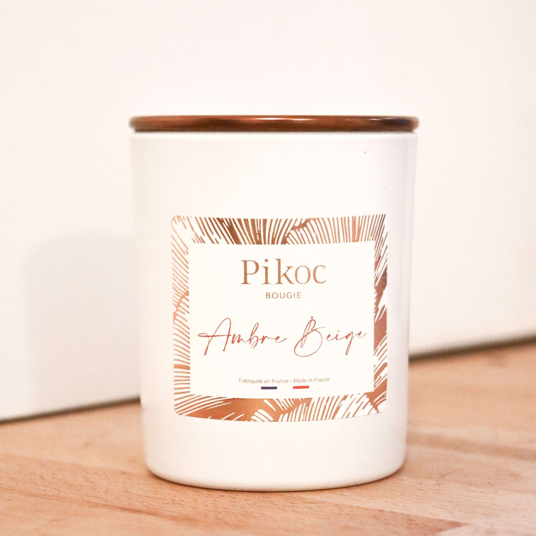 Bougie Parfumée Ambre Beige