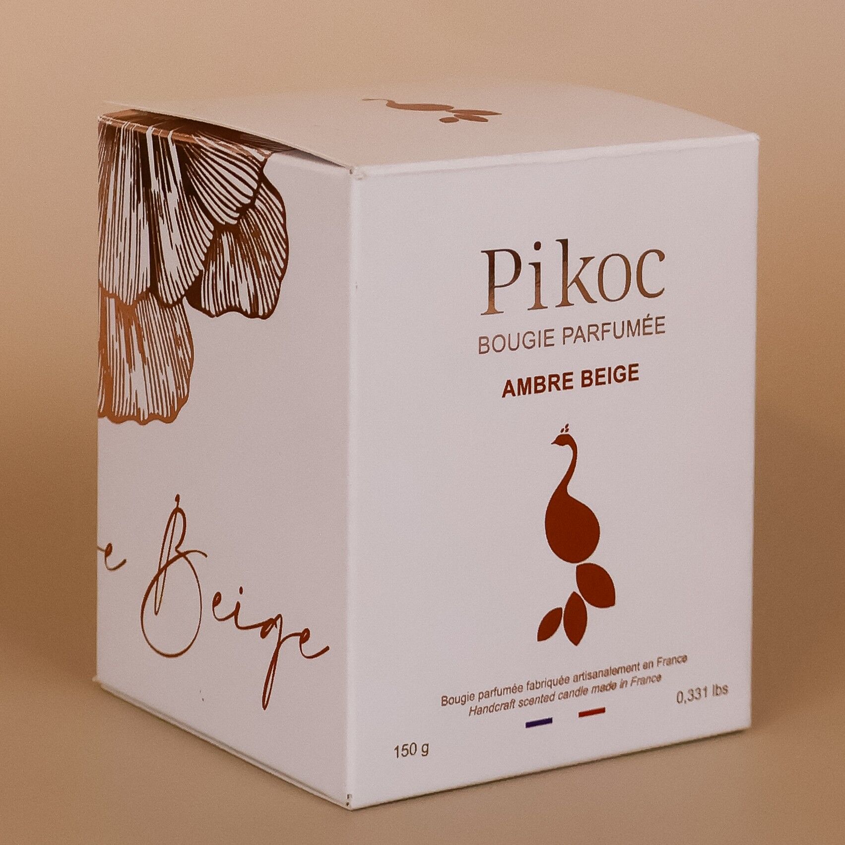 Bougie Parfumée Ambre Beige
