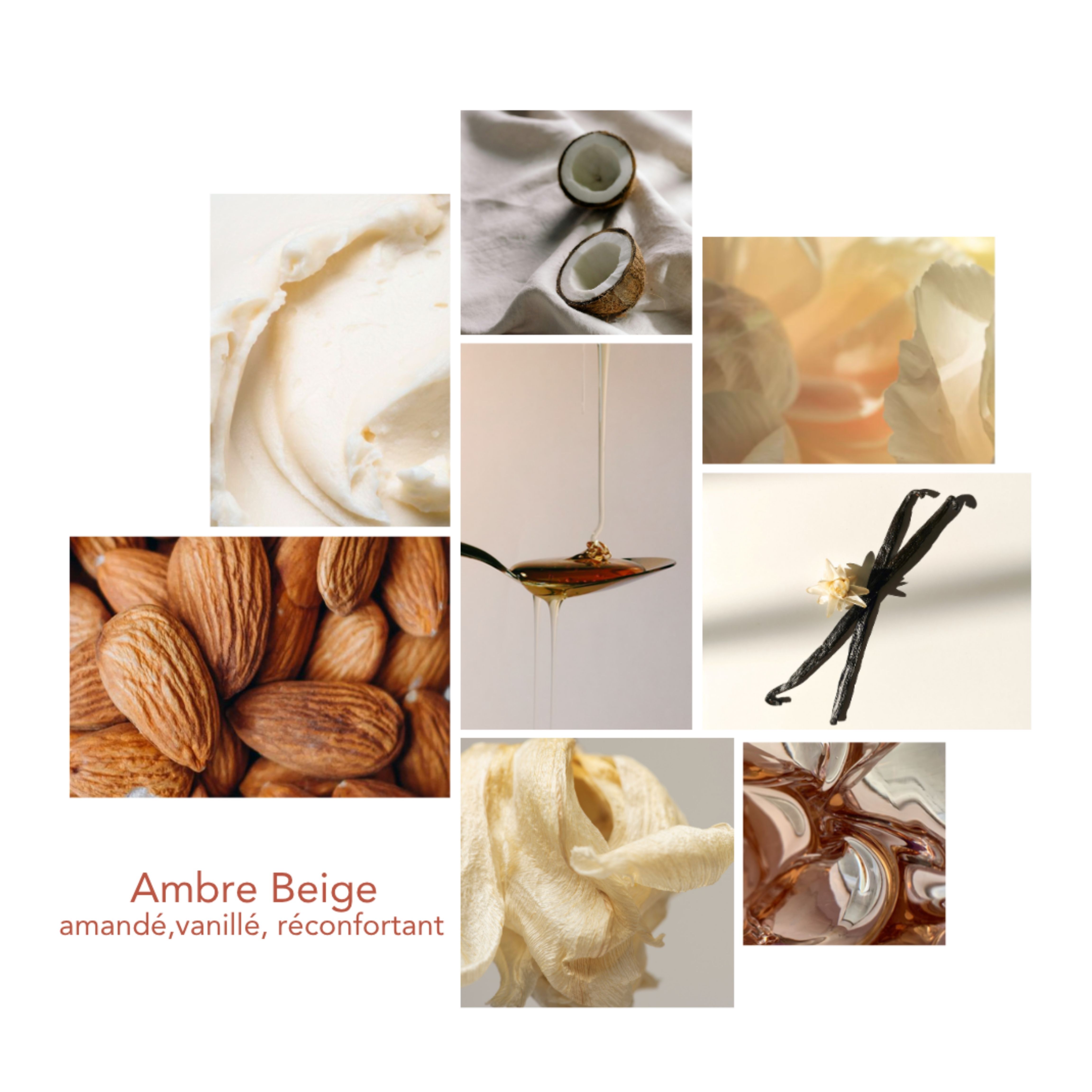 Bougie Parfumée Ambre Beige
