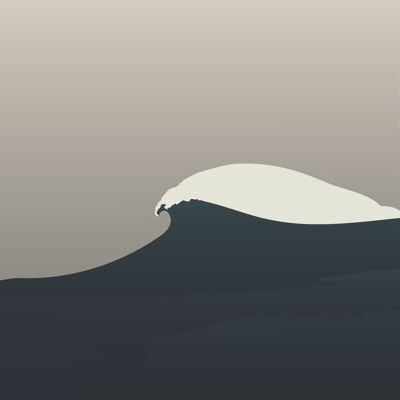 Affiche La vague 50 x70