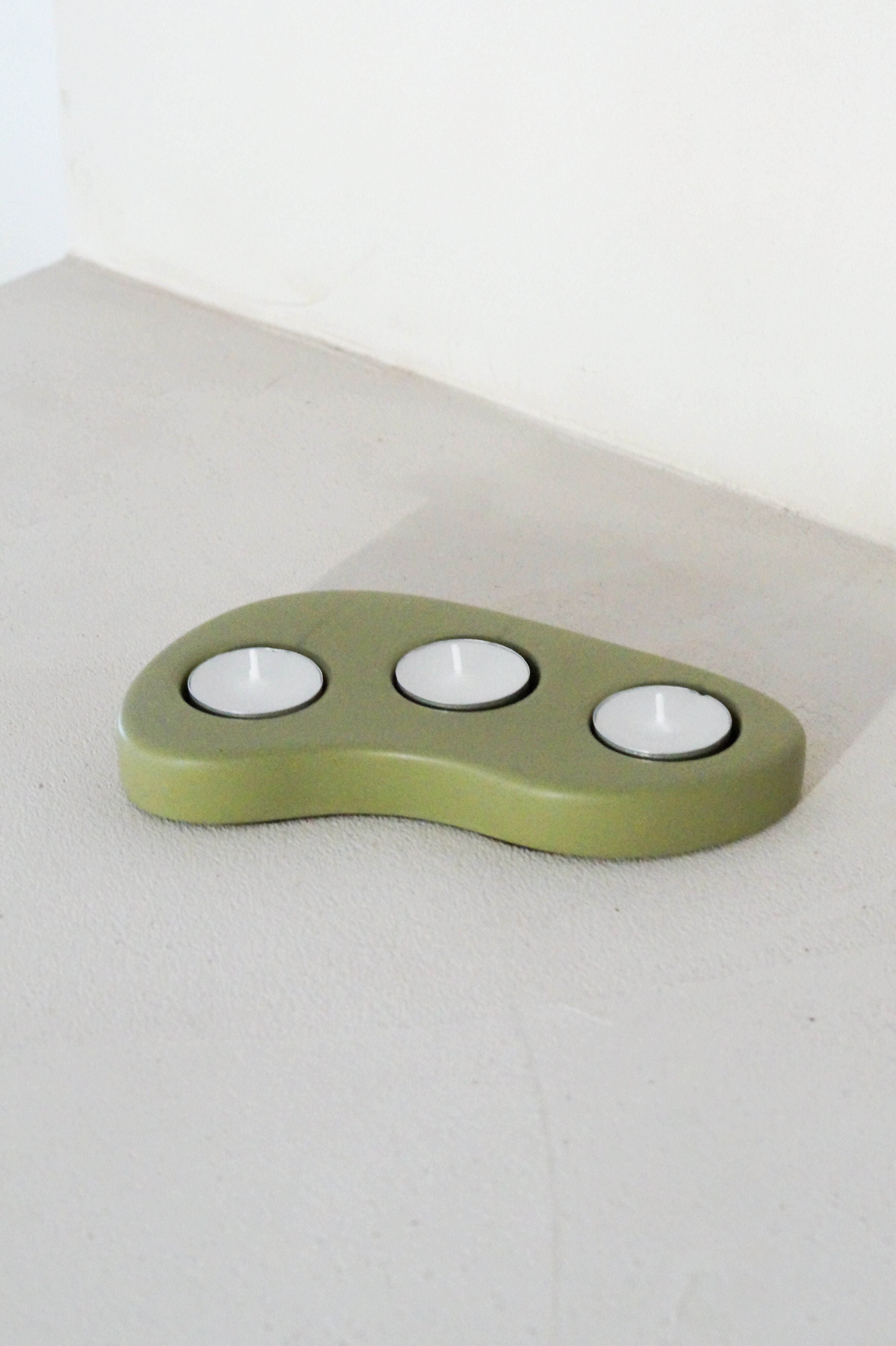 Organic candle holder