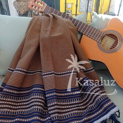 Fouta Playa Gypsy Blue denim 100% cotone