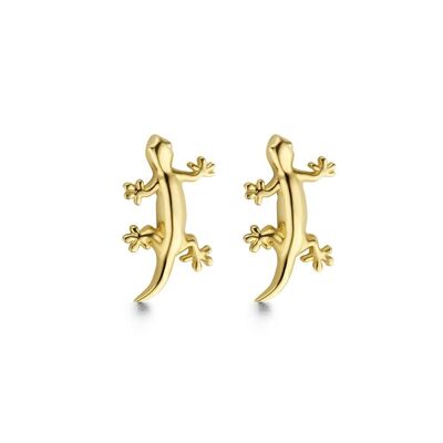 Salamadera de aretes de oro amarillo de 14K