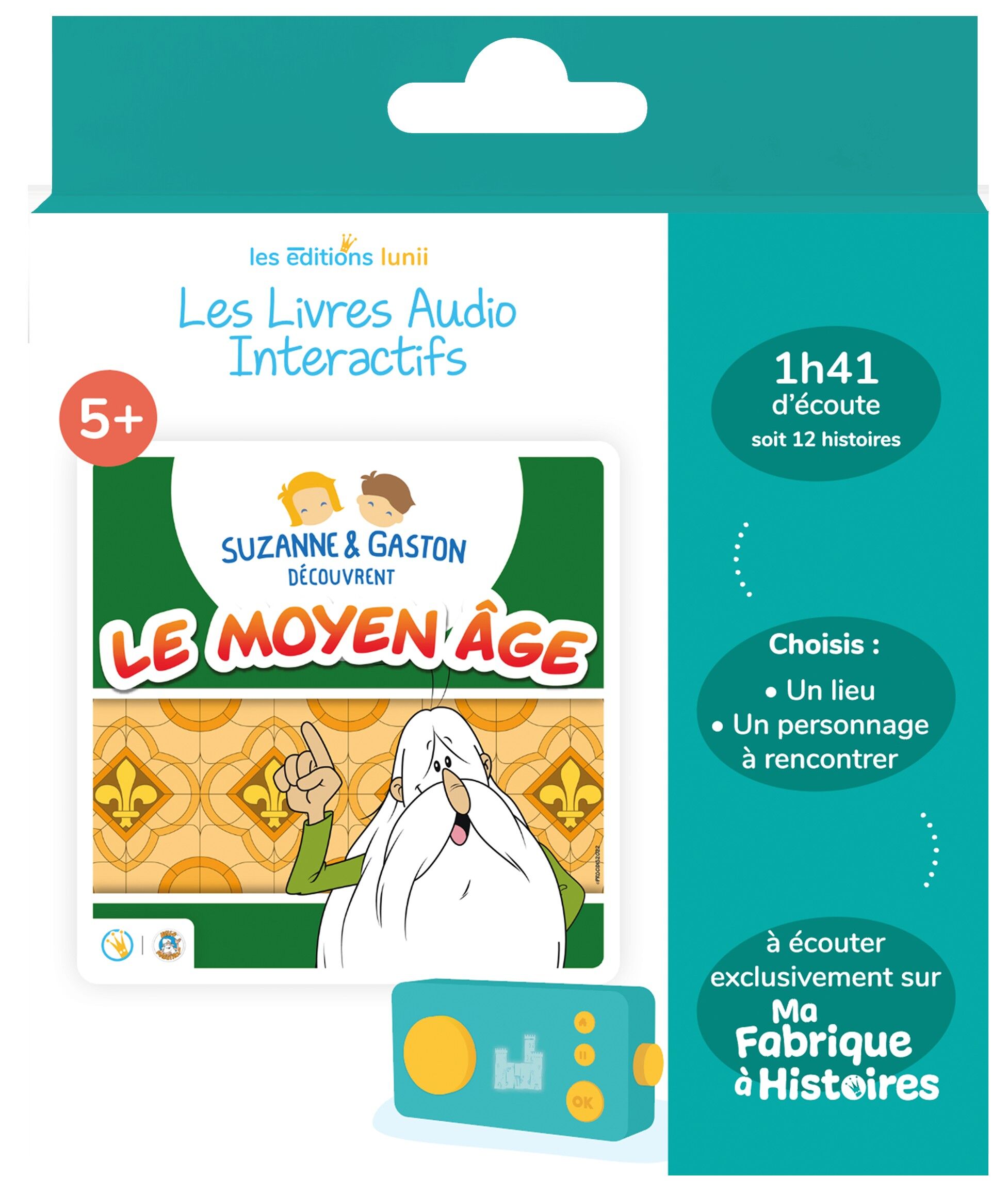 Suzanne & Gaston scoprono il cofanetto del Medioevo - Audiolibro interattivo dai 5 anni da ascoltare su Ma Fabrique - Audiolibro
