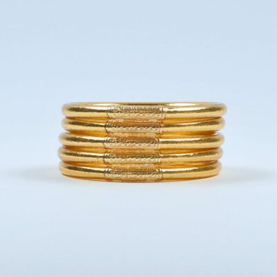 Brazalete Budista Mantra Light Oro