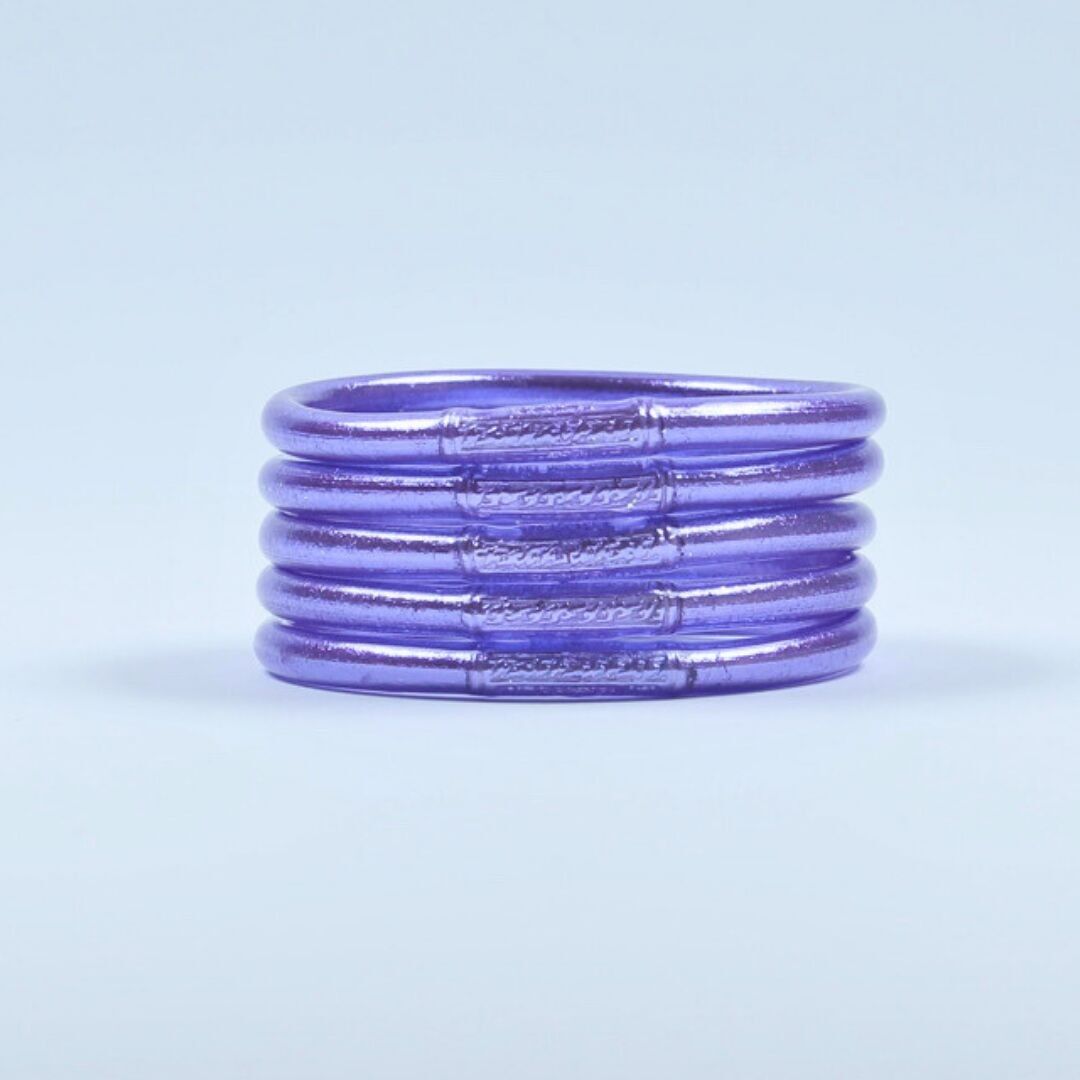 Bracciale buddista lilla Mantra