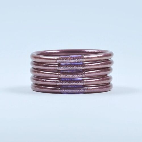 Jonc Bouddhiste Mantra Mauve