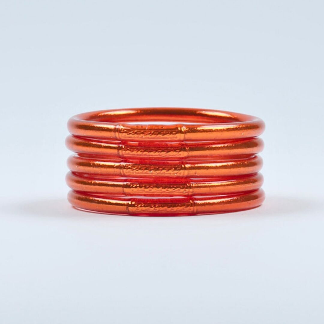 Orange Mantra-buddhistischer Armreif