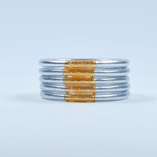 Jonc Bouddhiste Mantra Silver mantra Gold