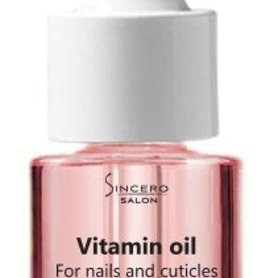 Aceite de uñas con vitamina Melocotón SINCERO SALON, 10 ml NUEVO