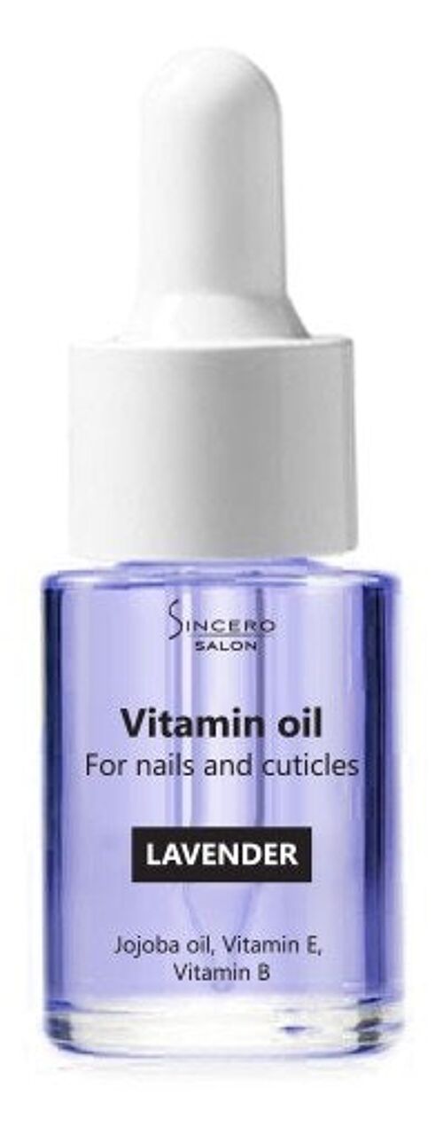 Vitamin nail oil Lavender SINCERO SALON, 10 ml NEW