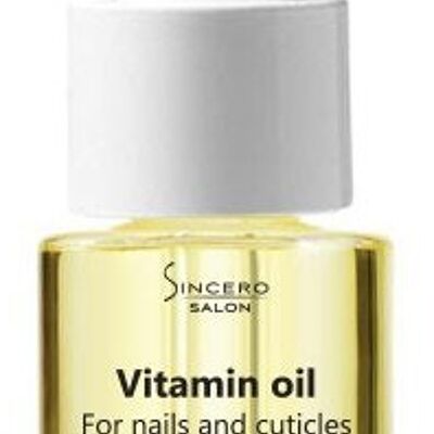 Aceite de uñas con vitamina Original SINCERO SALON, 10 ml NUEVO